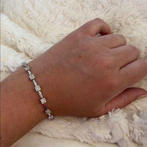 Diamond bracelet white gold
